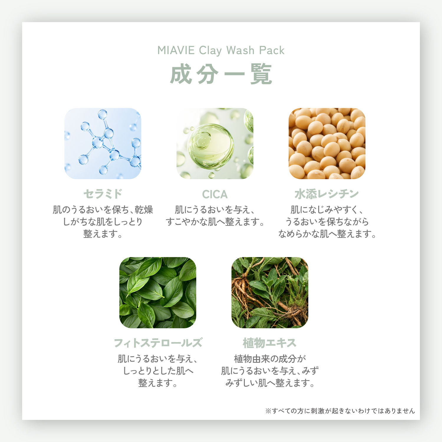 MIAVIA Clay Wash Pack  クレイウォッシュパック　角質ケア　毛穴汚れ - 拡大画像11