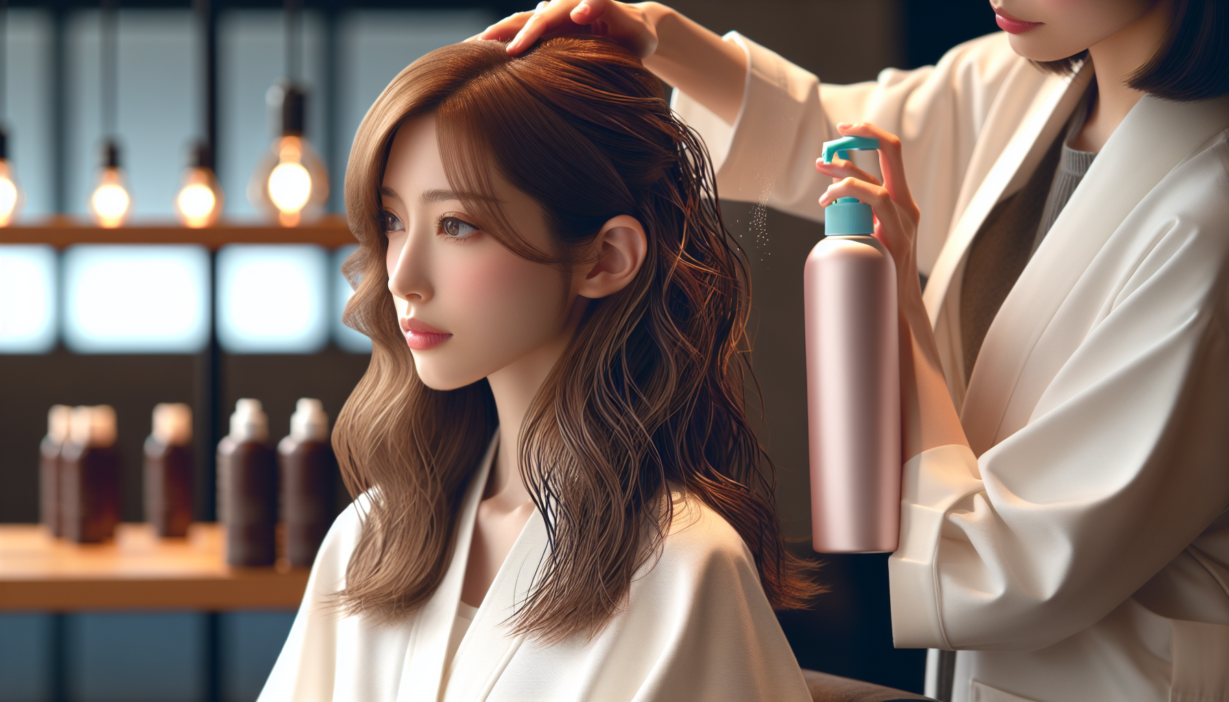 クオルシア ピンクシャンプーの正しい使い方手順のイメージ画像