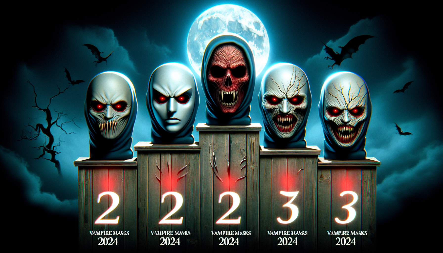2024年最新版 ヴァンパイアマスク比較ランキングTOP5のイメージ画像