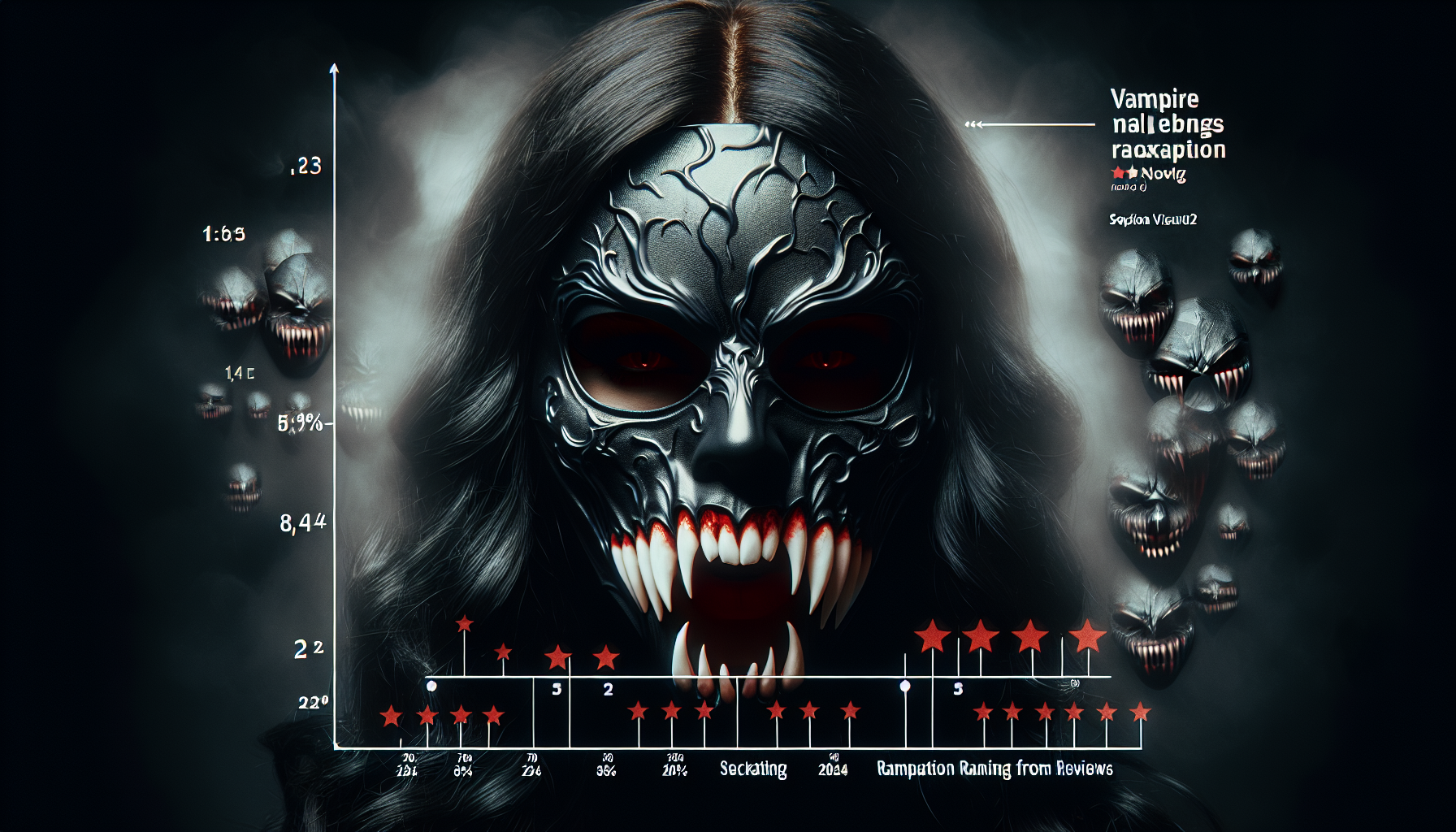 口コミから見るヴァンパイアマスクの評価傾向のイメージ画像