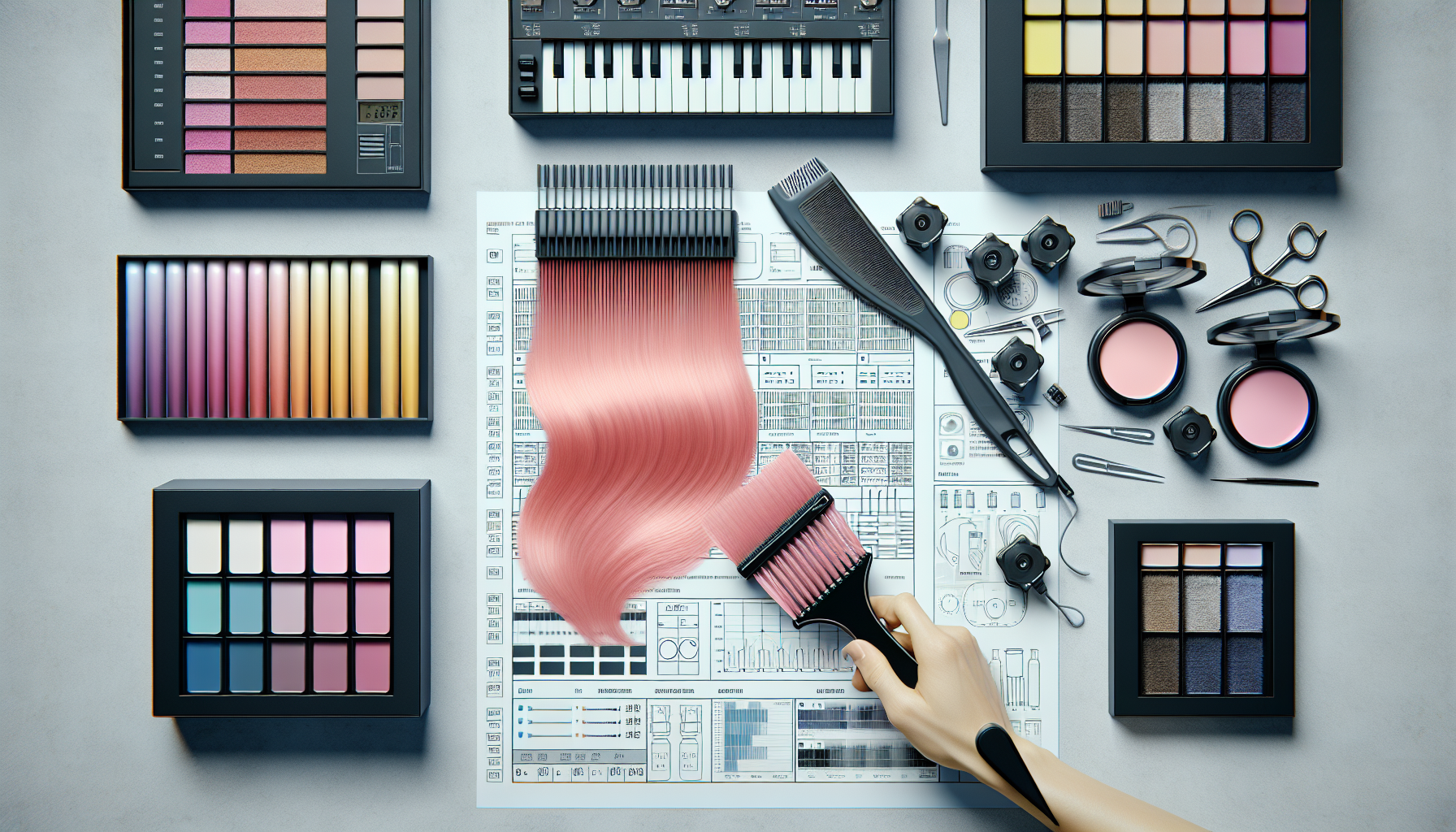 クオルシア ピンクヘアカラーと他ブランドとの比較は？のイメージ画像